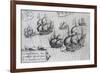 Battle of Manila Against Dutch Fleet in 1600, Philippines, 17th Century-null-Framed Giclee Print