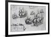 Battle of Manila Against Dutch Fleet in 1600, Philippines, 17th Century-null-Framed Giclee Print