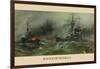 Battle of Manila Harbor-null-Framed Art Print