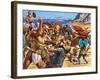 Battle of Marathon-Roger Payne-Framed Giclee Print