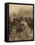 Battle of Marston Moor, 1644-Henri-Louis Dupray-Framed Stretched Canvas