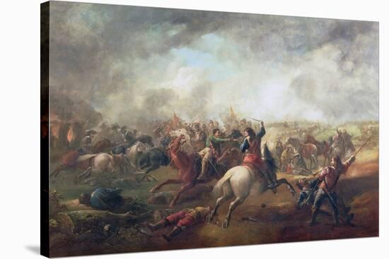 Battle of Marston Moor, 1644-John Barker-Stretched Canvas