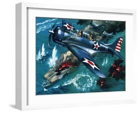 Battle of Midway-Wilf Hardy-Framed Giclee Print