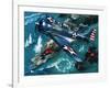 Battle of Midway-Wilf Hardy-Framed Giclee Print