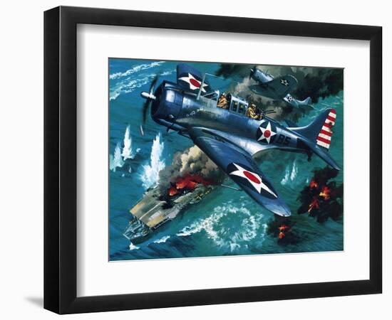 Battle of Midway-Wilf Hardy-Framed Giclee Print