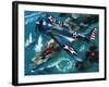 Battle of Midway-Wilf Hardy-Framed Giclee Print