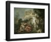 Battle of Minerva Against Mars-Jacques-Louis David-Framed Giclee Print