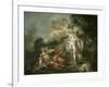 Battle of Minerva Against Mars-Jacques-Louis David-Framed Giclee Print