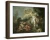 Battle of Minerva Against Mars-Jacques-Louis David-Framed Giclee Print