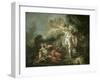 Battle of Minerva Against Mars-Jacques-Louis David-Framed Giclee Print