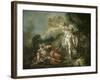 Battle of Minerva Against Mars-Jacques-Louis David-Framed Giclee Print