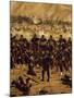 Battle of Miraflores, Peruvian Soldiers Defending Lima from Advance of Chilean Army-Juan Manuel Blanes-Mounted Giclee Print