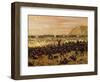 Battle of Miraflores, Peruvian Soldiers Defending Lima from the Advance of the Chilean Army-Juan Manuel Blanes-Framed Giclee Print