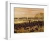 Battle of Miraflores, Peruvian Soldiers Defending Lima from the Advance of the Chilean Army-Juan Manuel Blanes-Framed Giclee Print