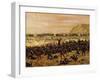 Battle of Miraflores, Peruvian Soldiers Defending Lima from the Advance of the Chilean Army-Juan Manuel Blanes-Framed Giclee Print