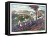 Battle of Missionary Ridge, Pub. Kurz and Allison, 1886-null-Framed Stretched Canvas