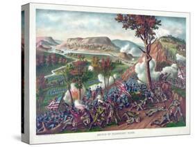 Battle of Missionary Ridge, Pub. Kurz and Allison, 1886-null-Stretched Canvas