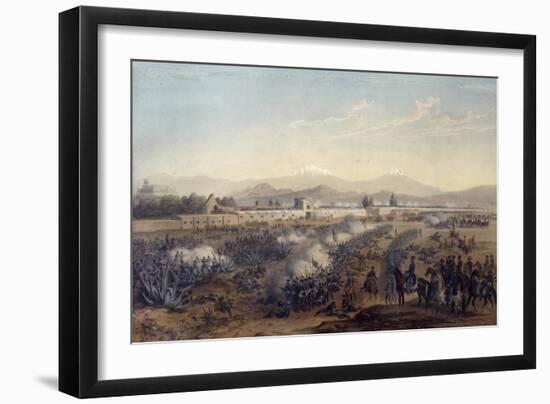 Battle of Molino Del Rey, September 8, 1847-Carl Nebel-Framed Giclee Print