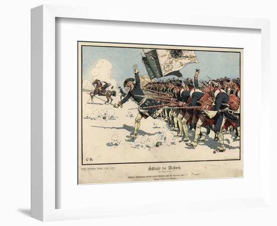 Battle of Mollwitz-Carl Rochling-Framed Giclee Print