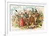 Battle of Monmouth, Molly Pitcher-null-Framed Premium Giclee Print