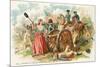 Battle of Monmouth, Molly Pitcher-null-Mounted Premium Giclee Print