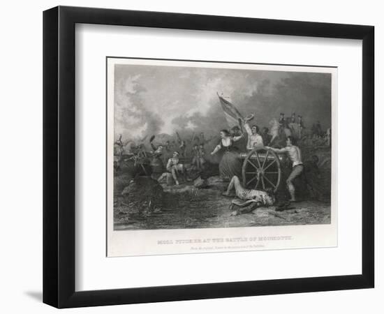 Battle of Monmouth New Jersey-D.m. Carter-Framed Art Print