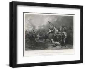 Battle of Monmouth New Jersey-D.m. Carter-Framed Art Print