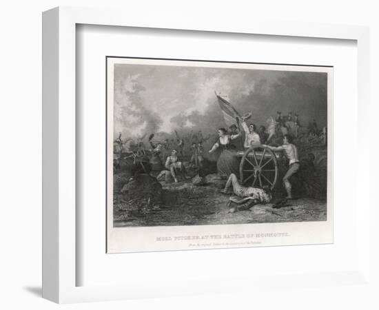 Battle of Monmouth New Jersey-D.m. Carter-Framed Art Print