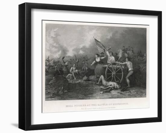 Battle of Monmouth New Jersey-D.m. Carter-Framed Art Print