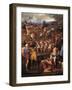 Battle of Montemurlo and Rape of Ganymede, August 1, 1537-Battista Franco-Framed Giclee Print