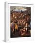 Battle of Montemurlo and Rape of Ganymede, August 1, 1537-Battista Franco-Framed Giclee Print