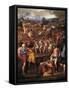 Battle of Montemurlo and Rape of Ganymede, August 1, 1537-Battista Franco-Framed Stretched Canvas