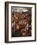 Battle of Montemurlo and Rape of Ganymede, August 1, 1537-Battista Franco-Framed Giclee Print