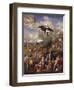 Battle of Montemurlo and Rape of Ganymede, August 1, 1537-Battista Franco-Framed Giclee Print