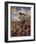 Battle of Montemurlo and Rape of Ganymede, August 1, 1537-Battista Franco-Framed Giclee Print