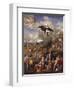 Battle of Montemurlo and Rape of Ganymede, August 1, 1537-Battista Franco-Framed Giclee Print