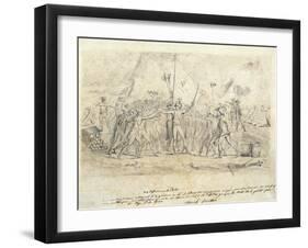 Battle of Montenotte, April 11-12, 1796-Jean Baptiste Joseph Wicar-Framed Giclee Print