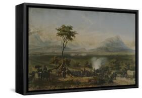 Battle of Monterrey, General Taylor's Troops, September 1846-Carl Nebel-Framed Stretched Canvas