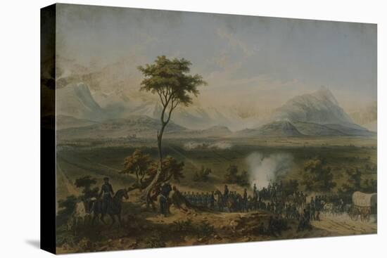 Battle of Monterrey, General Taylor's Troops, September 1846-Carl Nebel-Stretched Canvas