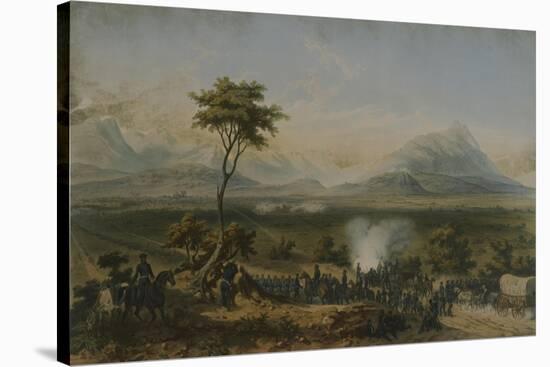 Battle of Monterrey, General Taylor's Troops, September 1846-Carl Nebel-Stretched Canvas
