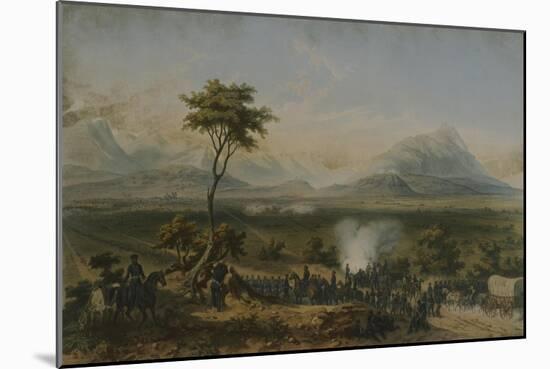 Battle of Monterrey, General Taylor's Troops, September 1846-Carl Nebel-Mounted Giclee Print