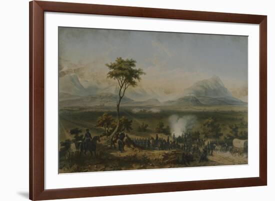 Battle of Monterrey, General Taylor's Troops, September 1846-Carl Nebel-Framed Giclee Print