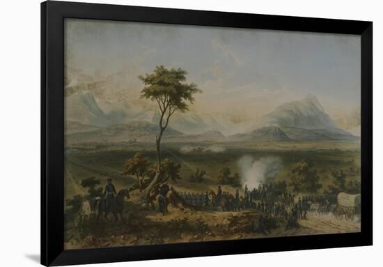 Battle of Monterrey, General Taylor's Troops, September 1846-Carl Nebel-Framed Giclee Print