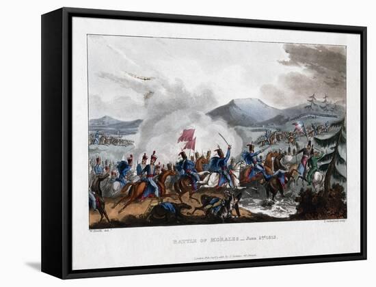 Battle of Morales, 1813-Thomas Sutherland-Framed Stretched Canvas