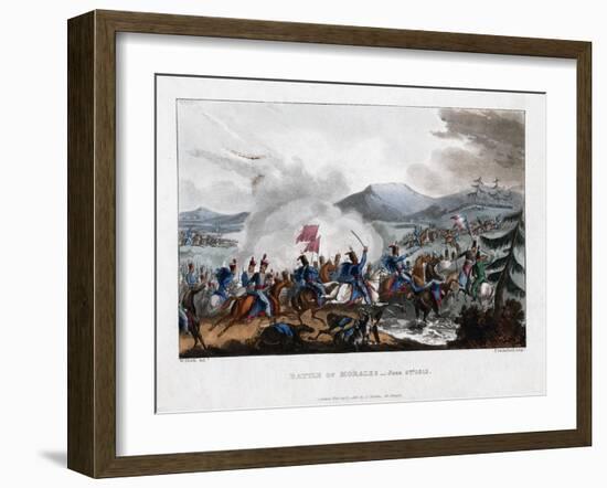 Battle of Morales, 1813-Thomas Sutherland-Framed Giclee Print