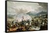 Battle of Morales, 2nd June, 1813-William Heath-Framed Stretched Canvas