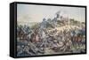 Battle of Nashville, December 15-16Th, 1864, Engraved by Kurz and Allison, 1891 (Colour Litho)-American-Framed Stretched Canvas
