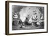 Battle of Navarino 1827-J. Godfrey-Framed Art Print