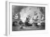 Battle of Navarino 1827-J. Godfrey-Framed Art Print