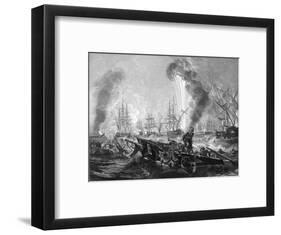 Battle of Navarino 1827-null-Framed Art Print